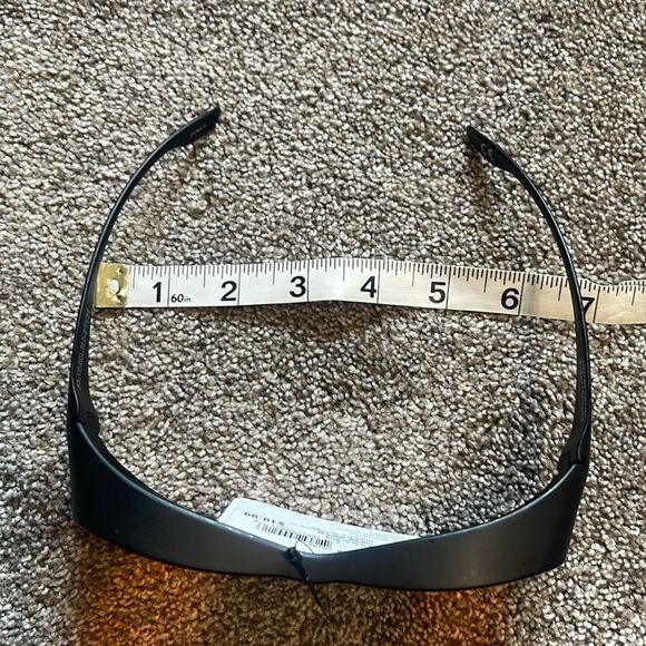 NWT Foster Grant Shield Oval Fitover Sunglasses In Tortoise Havana/Amber Brown - Picture 9 of 10